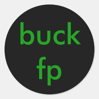 buck fp ronde sticker