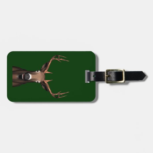 Buck Head Bagagelabel (Voorkant horizontaal)