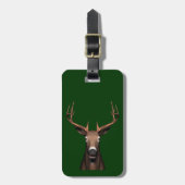 Buck Head Bagagelabel (Voorkant verticaal)