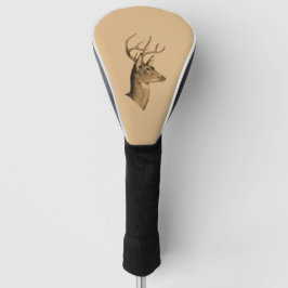 Buck Head Burlywood Golf Head Hoesje Golfheadcover