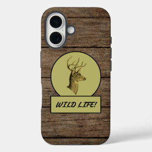 Buck Head Dark Wood iPhone hoesjes