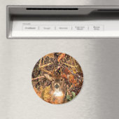 Buck in Camo White Tail Deer Magneet (Insitu (Vaatwasser))