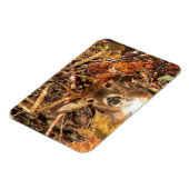 Buck in Camo White Tail Deer Magneet (Linkerzijde)