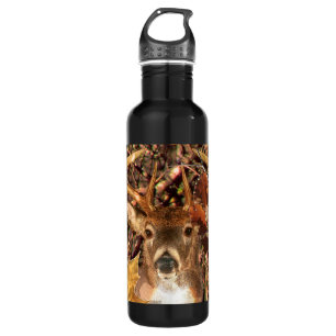 Buck in Camo White Tail Deer Waterfles