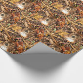 Buck in Herfst Camo White Tail Deer Cadeaupapier (Hoek)