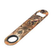 Buck in Herfst Camo White Tail Deer Speed Flessenopener (Achterkant Gekanteld)