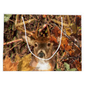 Buck in Herfst seizoen scene White Tail Deer Large Cadeautasje (Achterkant)