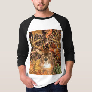 Buck in Herfst seizoen scene White Tail Deer T-shirt
