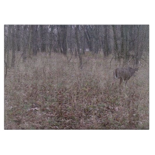 Buck in het snijbord van de bossen snijplank (Voorkant)