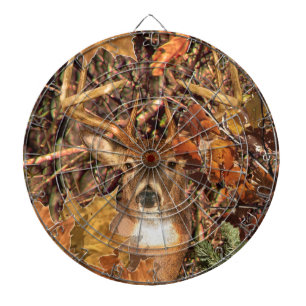 Buck in Hunter Camo White Tail Deer Dartbord