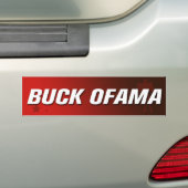 Buck Ofama Bumpersticker (Op auto)
