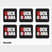 BUCK OFAMA VIERKANTE STICKER (Vel)