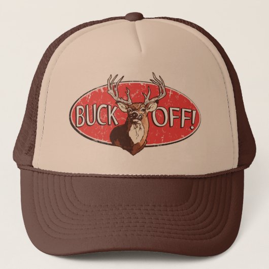 Buck Off by Mudge Studios Trucker Pet (Voorkant)