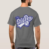 Buck off! (helder wit/blauw) t-shirt (Achterkant)