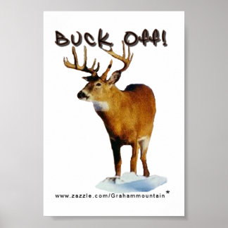 Buck off! Post het... Poster