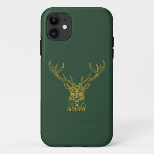 Buck off wilde herten Case-Mate iPhone case (Achterkant)