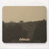 Buck op de berg Muismat (Voorkant)