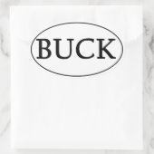 BUCK Ovale Logo Sticker (Tas)