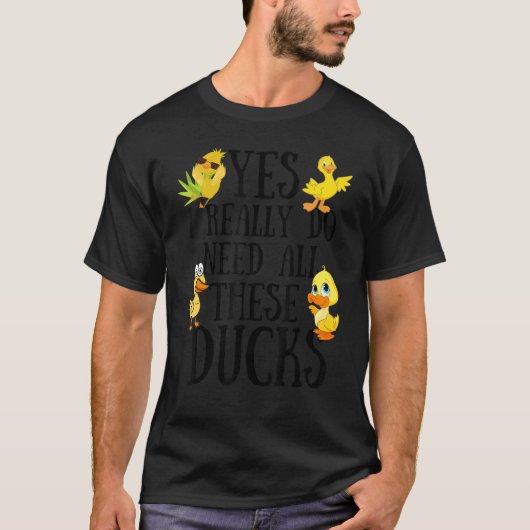 Buck Quote Ja, ik heb echt al die spullen nodig T-shirt (Voorkant)