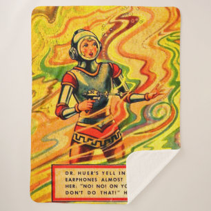 Buck Rogers uit 1930 komiek Wilma Deering Sherpa Deken