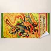 Buck Rogers uit 1930 komiek Wilma Deering Strandlaken (Voorkant)