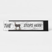 BUCK STOPS HIER BUREAU NAAMBORDJE (Voorkant)