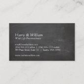 Buck Visitekaartje (Achterkant)