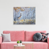 Buck Weide 16 x 20" Canvas Afdruk (Insitu (Woonkamer))