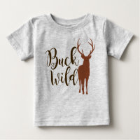 Buck Wild Kinder T-Shirt Hunting Deer