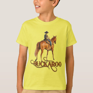 Buckaroo Little Cowboy Kind Western Theme T-shirt