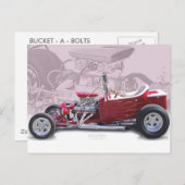 Bucket A Bolts Briefkaart (Voorkant / Achterkant)