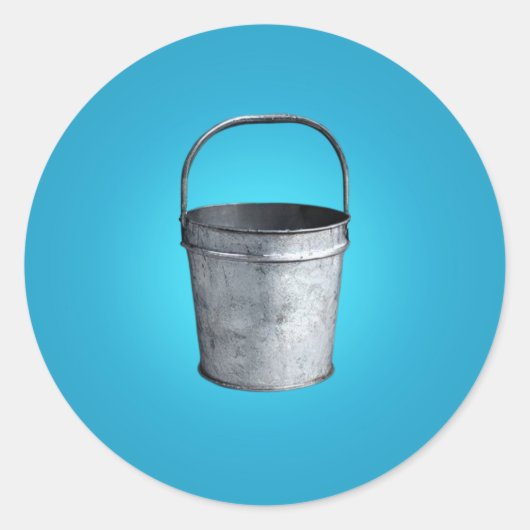 Bucket Ronde Sticker (Voorkant)
