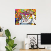 "Buckethead & Trippie" Wall Poster 18x24 (Thuiskantoor)