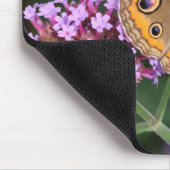 Buckeye Butterfly op Verbena Mousepad Muismat (Hoek)