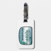 Buckeye Lake Ohio Deer Bagagelabel (Achterkant verticaal)