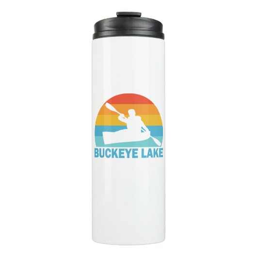 Buckeye Lake Ohio Kayak Thermosbeker (Voorkant)