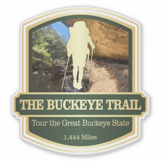 Buckeye Trail (B) Sticker (Voorkant)