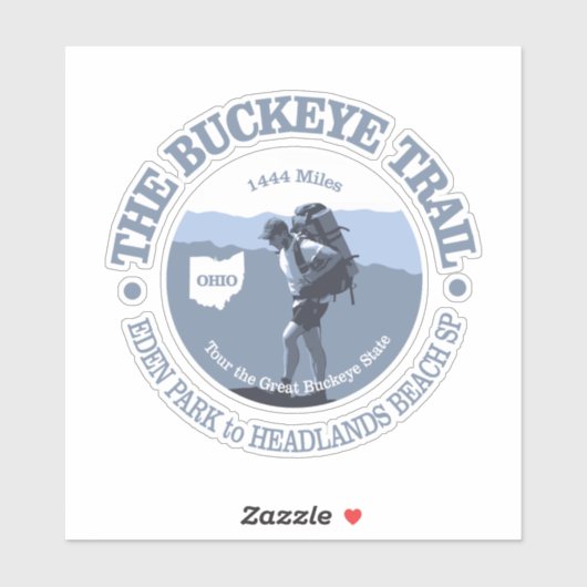 Buckeye Trail (BG) Sticker (Vel)