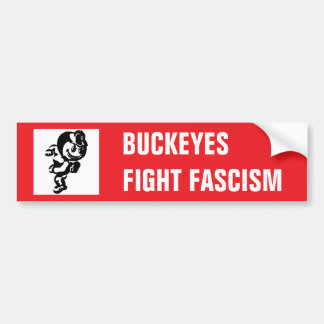 BUCKEYES FIGHT FASCISM BUMPERSTICKER