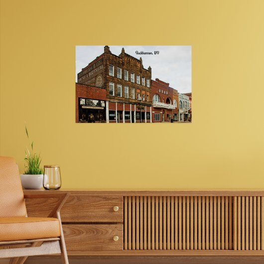 Buckhannon, West Virginia Poster (Woonkamer 2)