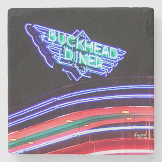 Buckhead Diner Atlanta, Buckhead Diner Stenen Onderzetter (Voorkant)