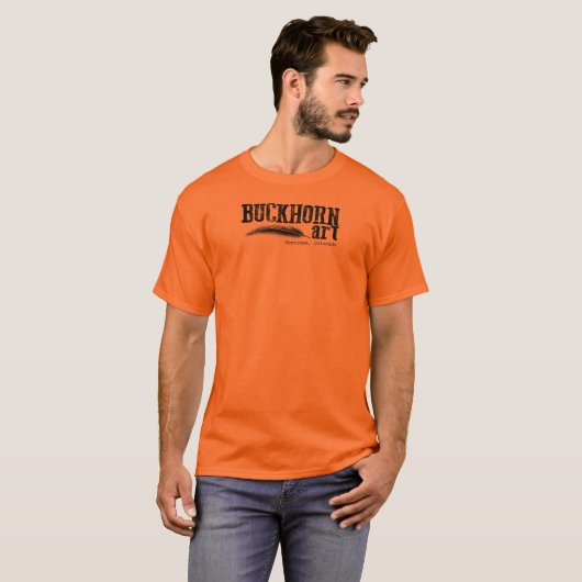 Buckhorn Art | T-shirt met lange mouwen (Voorkant volledig)