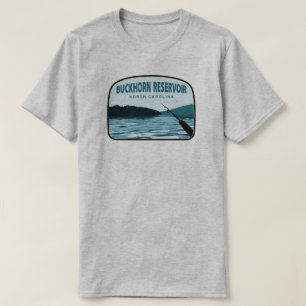Buckhorn Reservoir North Carolina Gevist Rod T-shirt