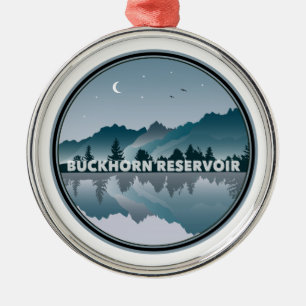 Buckhorn Reservoir North Carolina Reflection Metalen Ornament