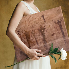 Buckhorn Wash Utah Spirit Figures Pictograaf Canvas Afdruk