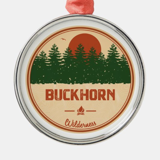 Buckhorn Wilderness Metalen Ornament (Voorkant)