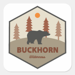 Buckhorn Wilderness Washington Beer Vierkante Sticker