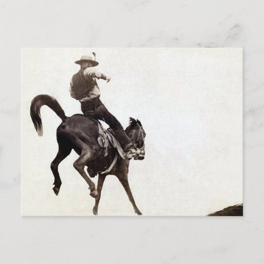 Bucking Bronco Briefkaart (Voorkant)
