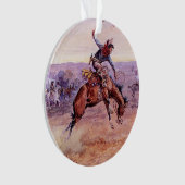 « Bucking Bronco » Cowboy Art de Charles Russell (devant)