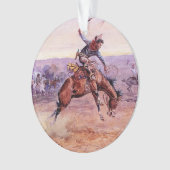 « Bucking Bronco » Cowboy Art de Charles Russell (devant)